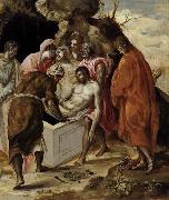 GRECO, El, The Entombment of Christ late